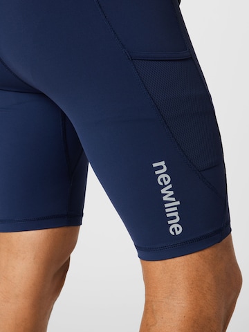 Newline Skinny Športové nohavice - Modrá