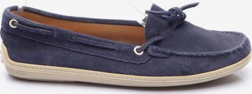 Tod's Flats & Loafers in 38 in Blue: front