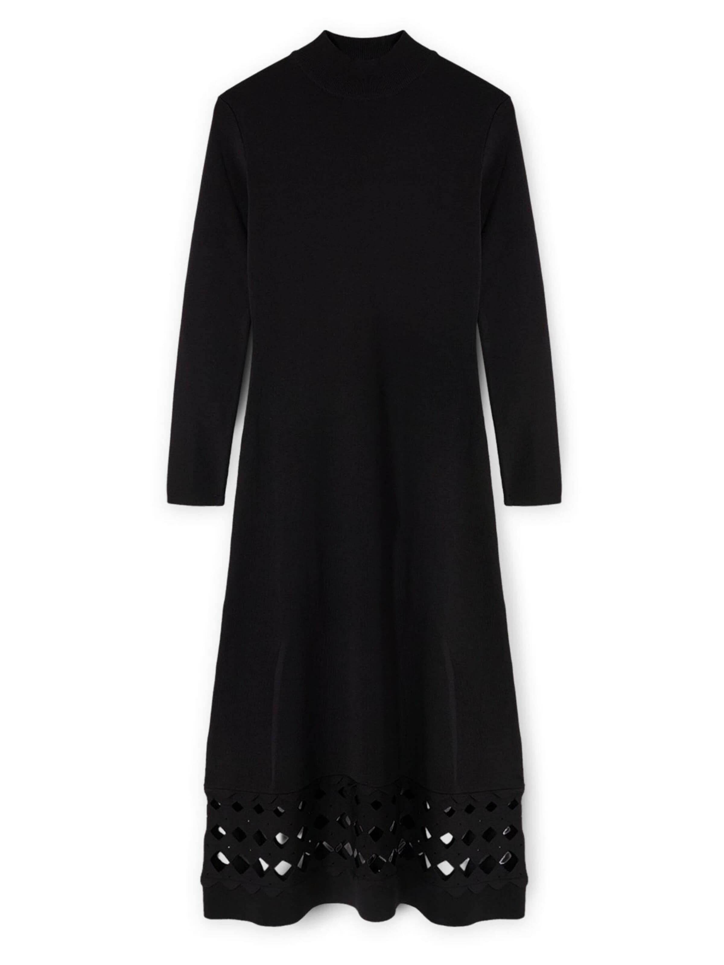 Robe MOTIVI en noir : devant