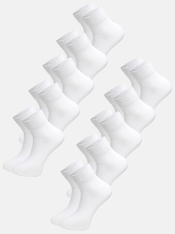 Tazzio Socken 'A907' in Weiß: Vorderseite