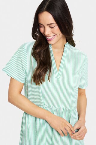 SAINT TROPEZ Jurk 'Elmiko' in Groen