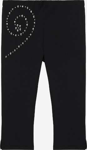 Pull&Bear Skinny Leggingsit värissä musta: etupuoli