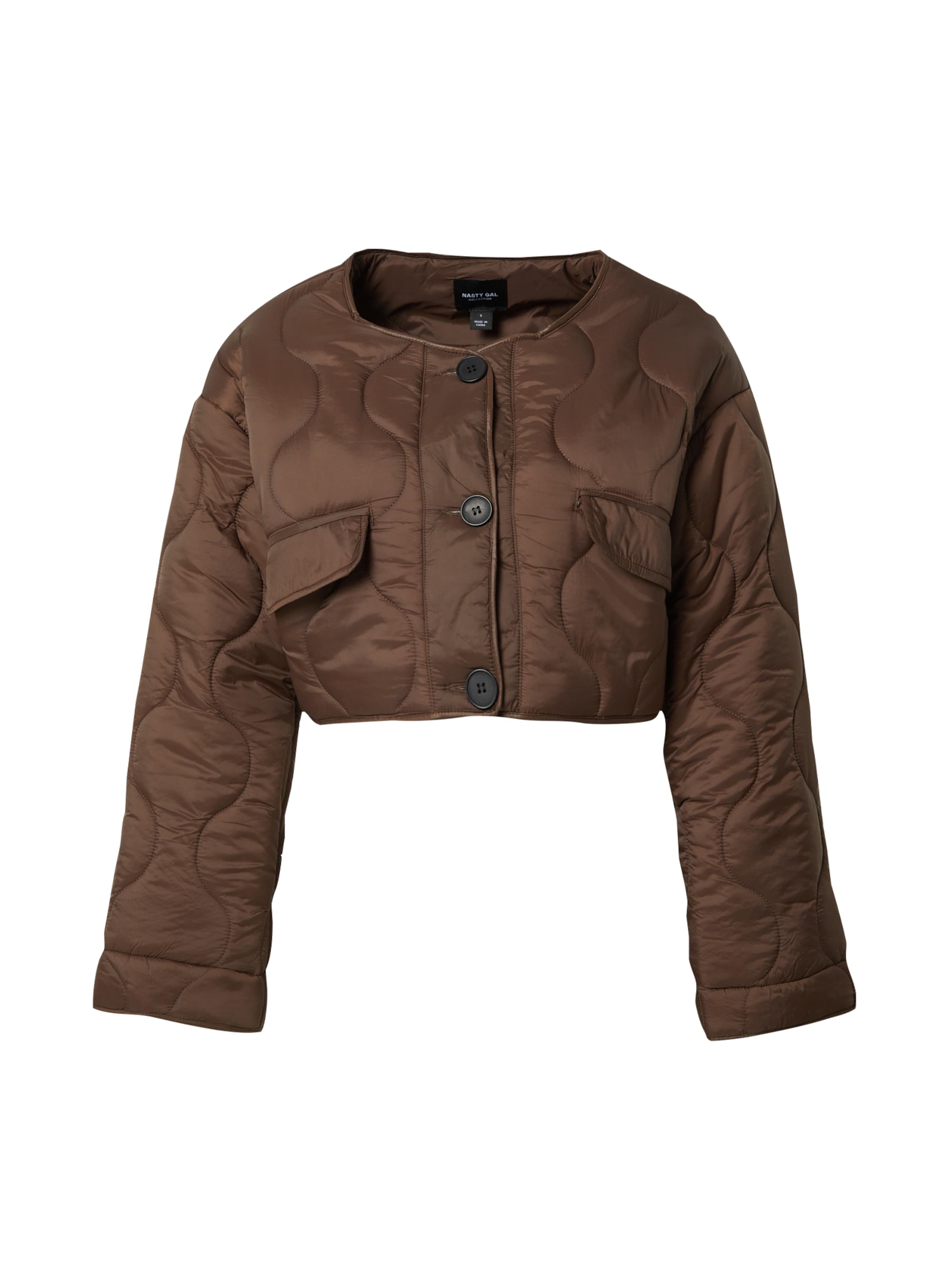Nasty Gal Övergångsjacka i brun: framsida