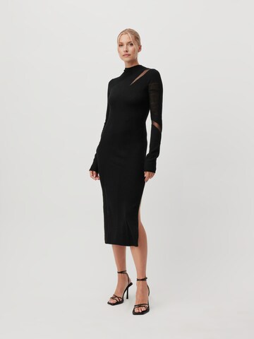 LeGer by Lena Gercke Трикотажное платье 'Lenio' в Черный