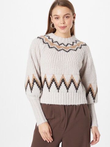 Pull-over 'Smila' ONLY en beige : devant