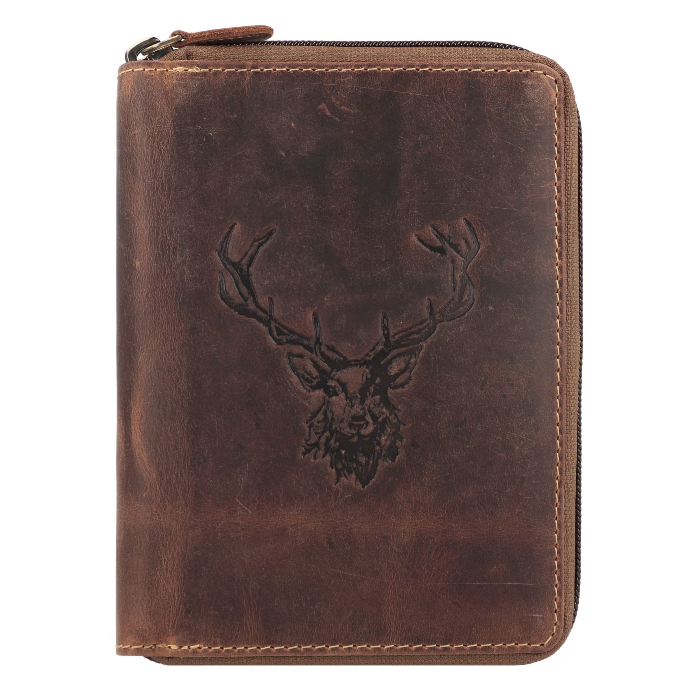 GREENBURRY Etui in Braun: Vorderseite