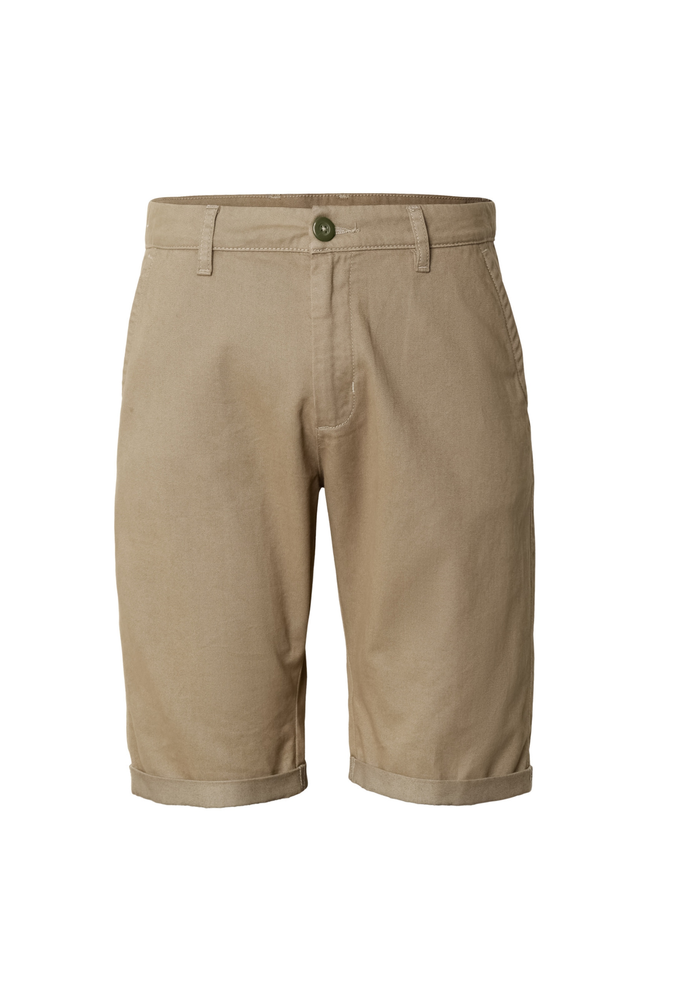 Urban Classics Chino trousers in Beige: front