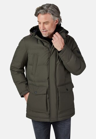 HECHTER PARIS Winter parka 'Functional' in Green: front