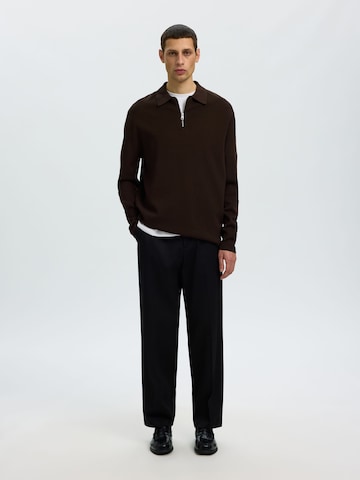 SELECTED Sweater 'SLHTeller' in Brown