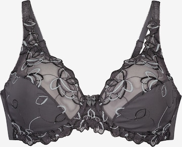 Hunkemöller T-shirt Bra 'Diva' in Grey: front