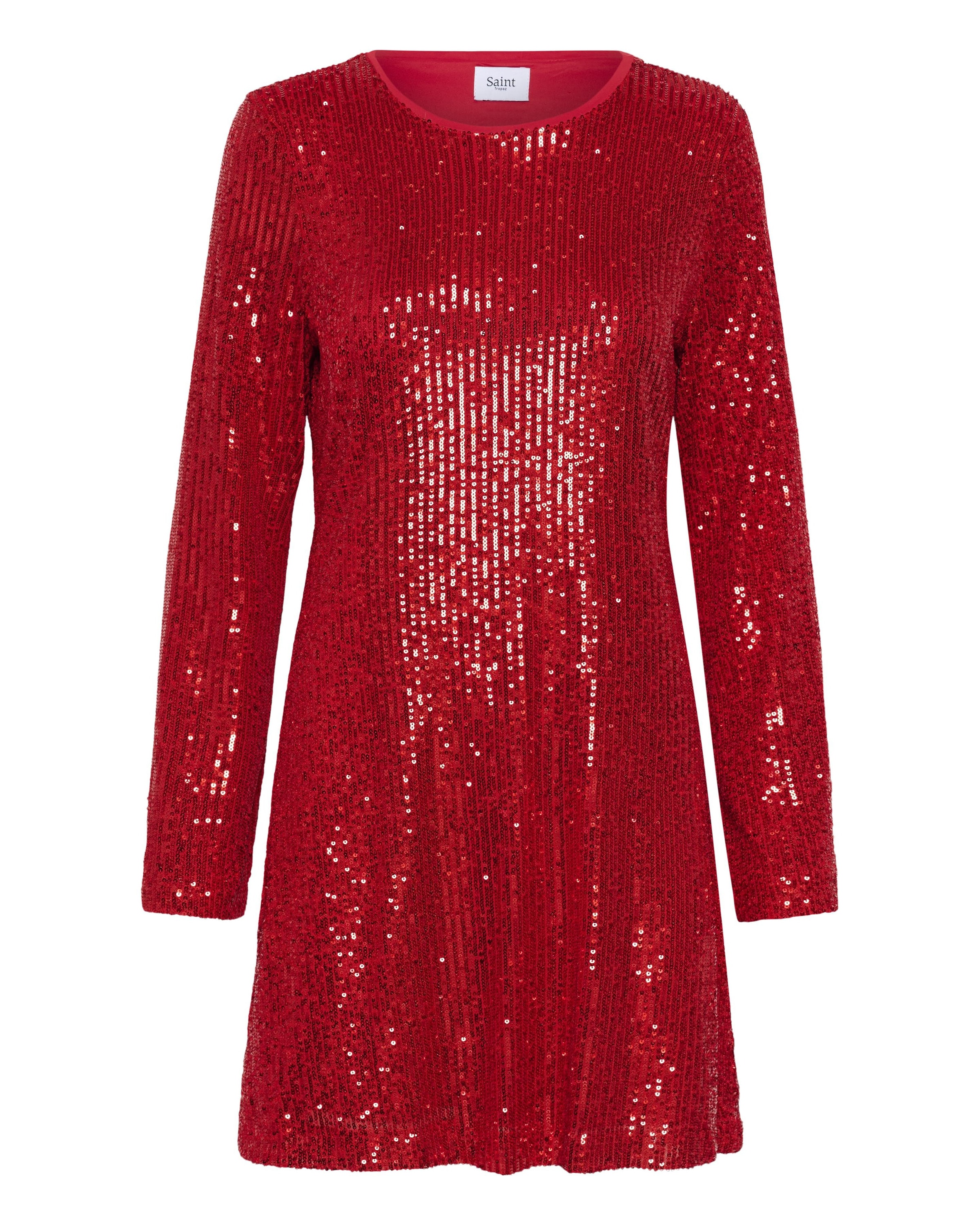 SAINT TROPEZ Cocktailjurk in de kleur Rood, Productweergave