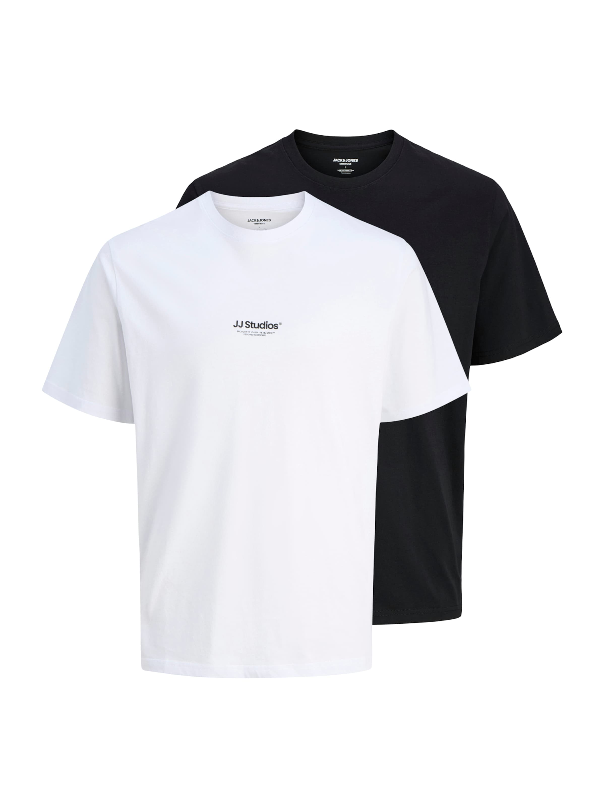 T-Shirt 'JJESoho' JACK & JONES en noir : devant