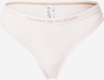 Tommy Hilfiger Underwear Thong in Pink: front