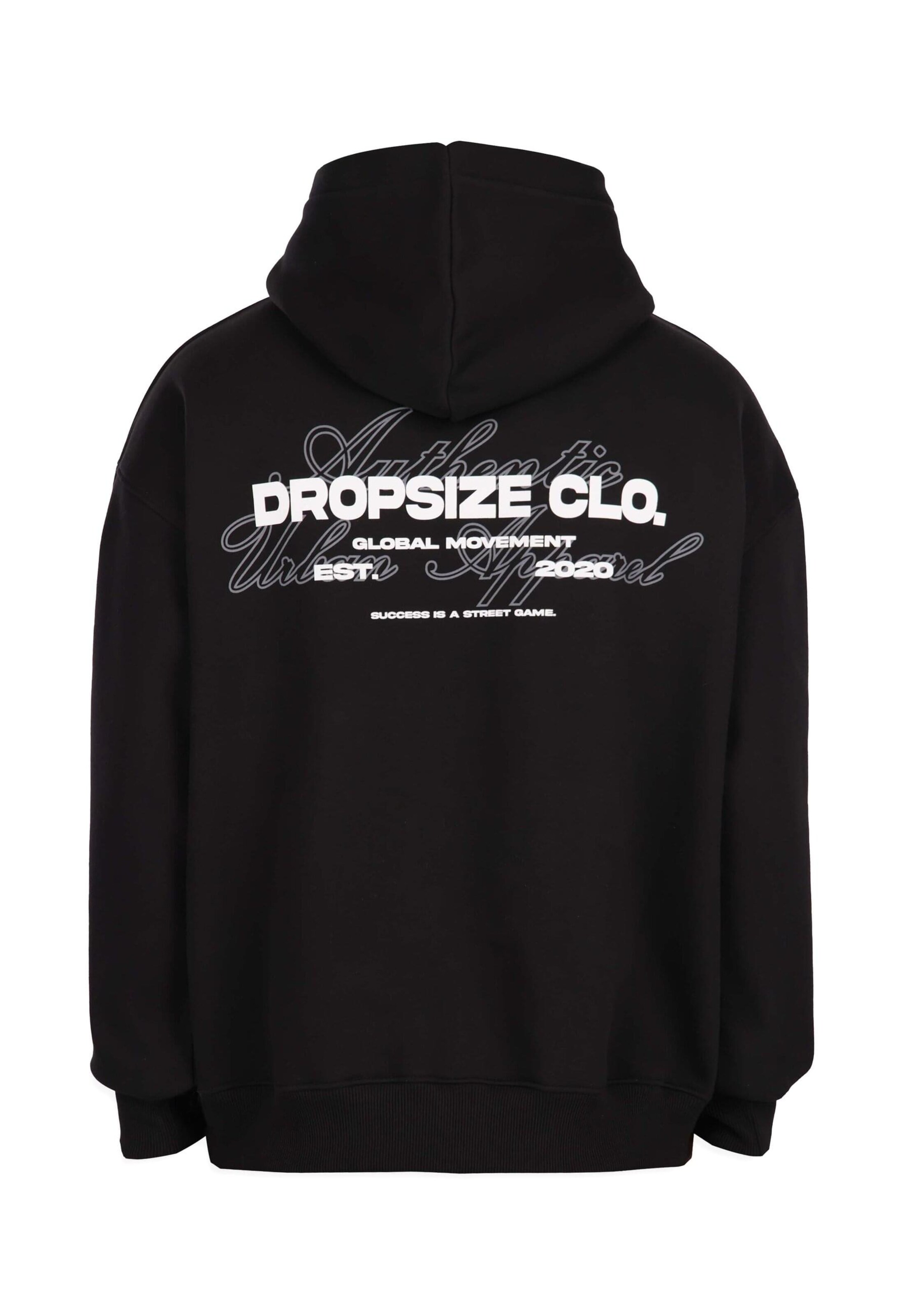 Dropsize Sweatshirt 'Global Movement' in Schwarz