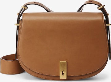 Polo Ralph Lauren Schoudertas in Beige: voorkant