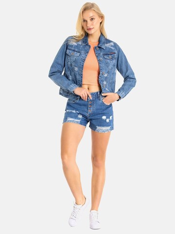 CIPO & BAXX Jeansjacke in Blau