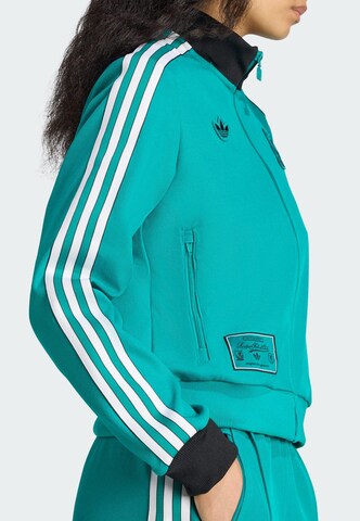 ADIDAS ORIGINALS Sportief sweatvest 'FC Liverpool Terrace Icons' in Groen