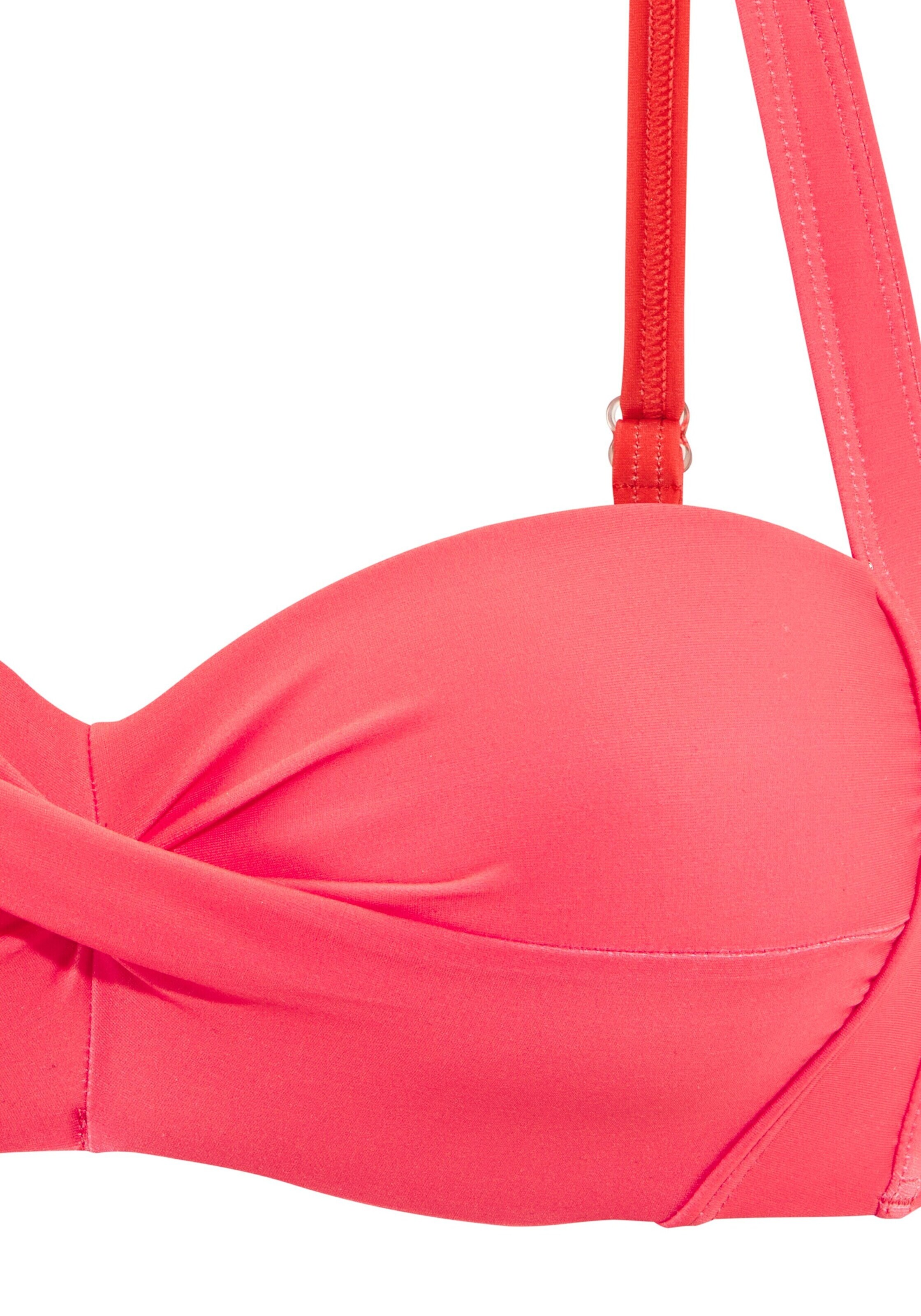LASCANA Bandeau Bikinitop in Orange