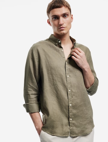 Koton Regular Fit Hemd in Grün: Vorderseite