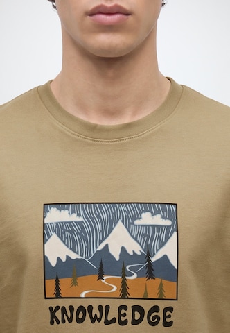 KnowledgeCotton Apparel Póló - barna