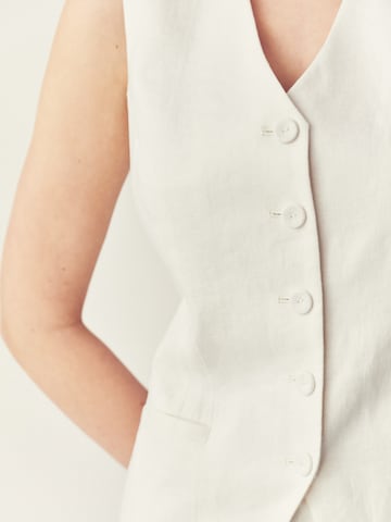 Gilet 'Lanaretta' TATUUM en blanc