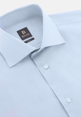 Boggi Milano Slim fit Button Up Shirt in Blue