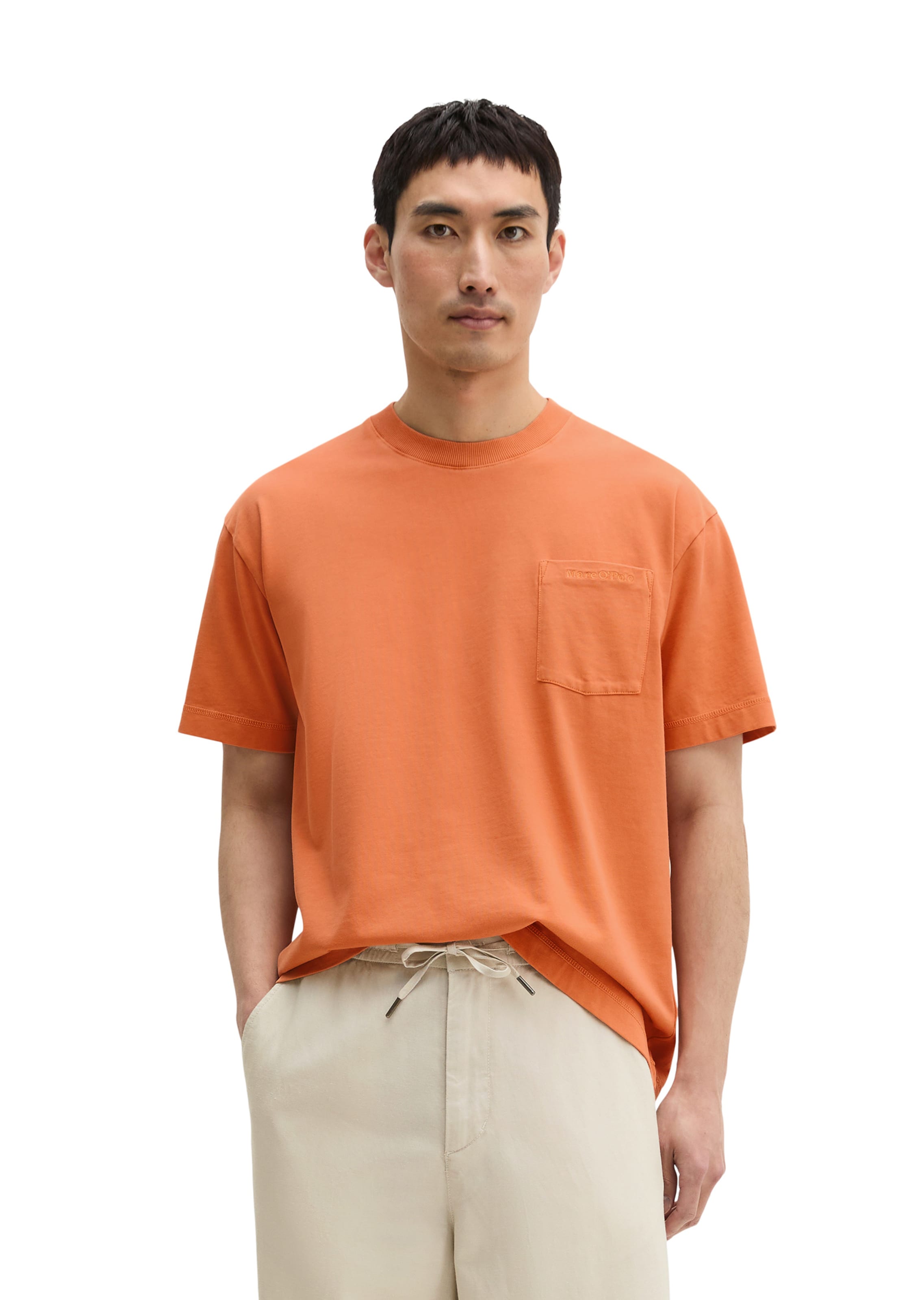 Marc O'Polo Shirt in Orange: front