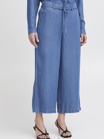 Wide leg Pantaloni 'BYKosmo' di b.young in blu: frontale