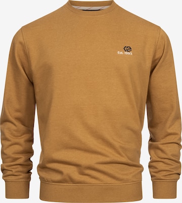 Sweat-shirt 'Julius' INDICODE JEANS en marron : devant