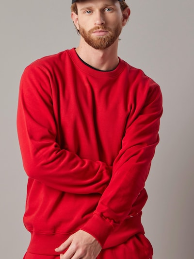 OWN Off With Nature Sweatshirt 'Felpa Felpata Girocollo'‌‌‌‌‌‌‌ in S in rot, Produktansicht