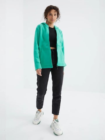 Tommy Life Fleece Jacket in Green