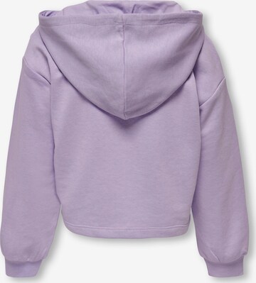 KIDS ONLY Sweat jacket 'Feel Summer' in Purple