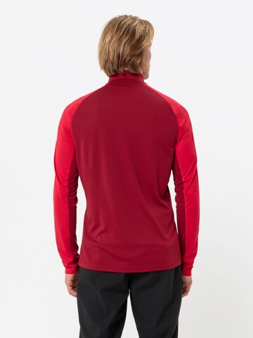 VAUDE Sportsweatshirt 'Larice Light II' in Rot
