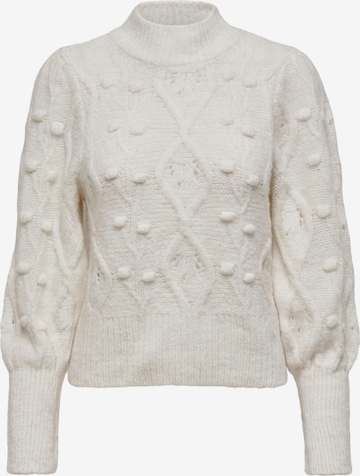 Pull-over 'Poppy' ONLY en beige : devant