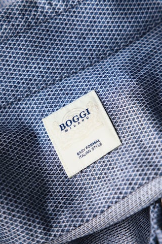 Boggi Milano Button Up Shirt in M in Blue