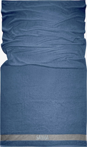 Lashuma Handtuch 'Lima' in Blau: Vorderseite