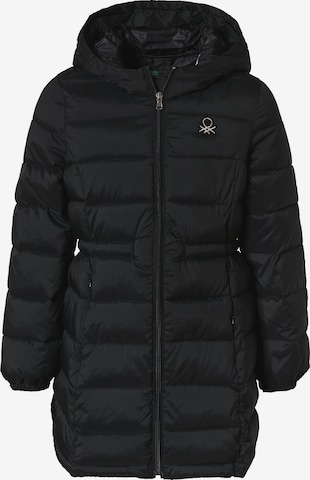 UNITED COLORS OF BENETTON Coat in Black: front