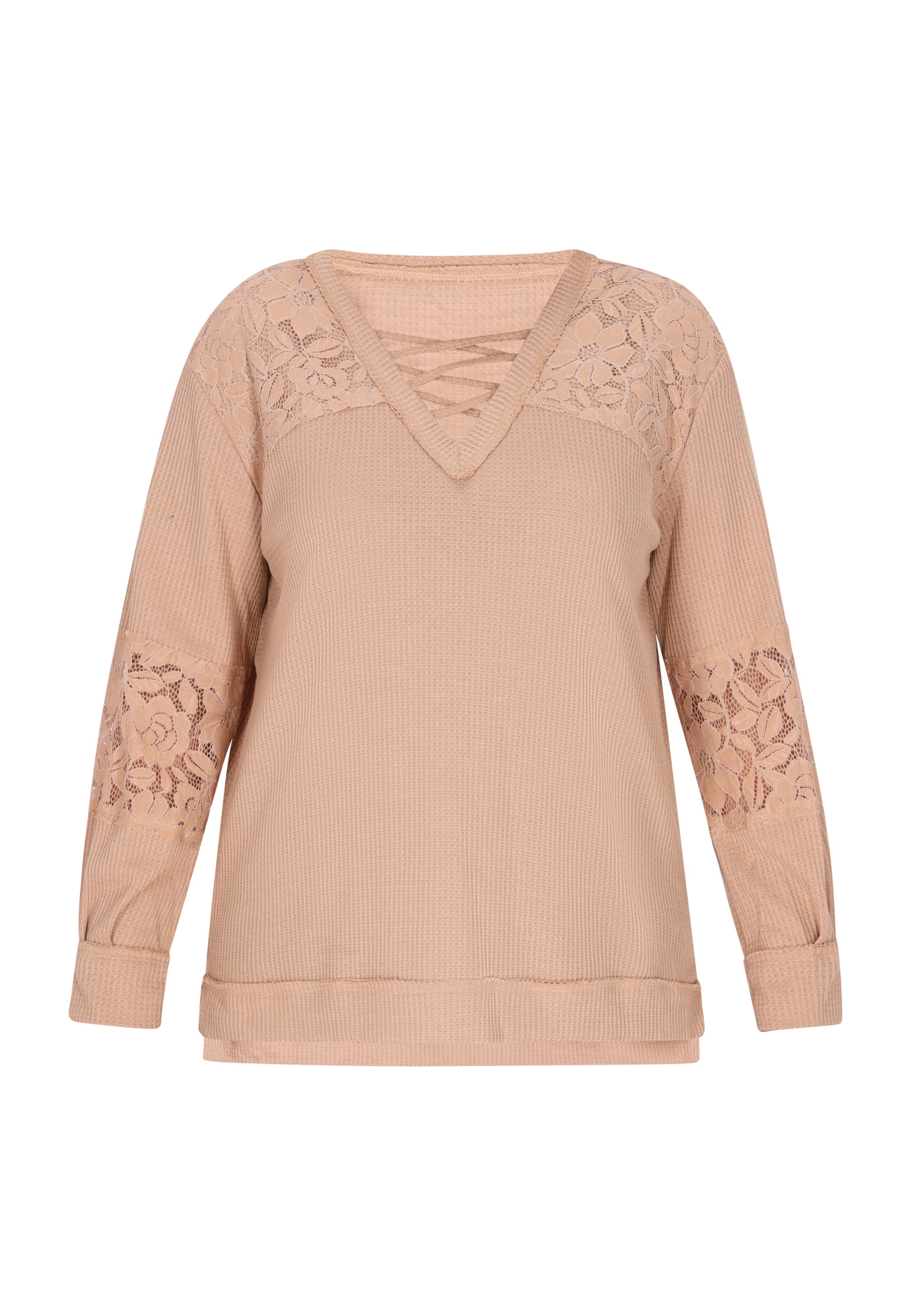 Usha Blouse in Oranje: voorkant