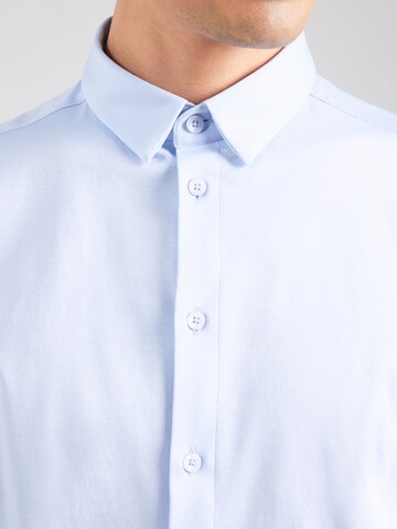 Coupe slim Chemise 'Marco' MOS MOSH en bleu