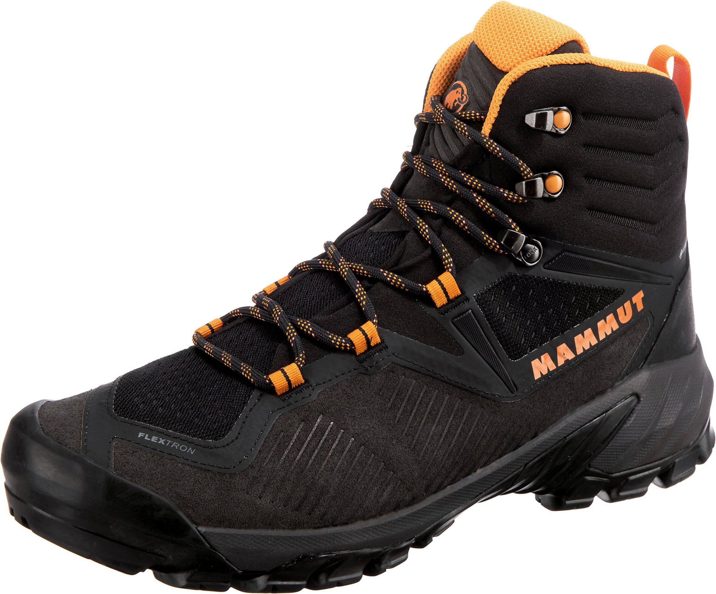 MAMMUT Outdoorschuh  'Sapuen' in Schwarz: Vorderseite