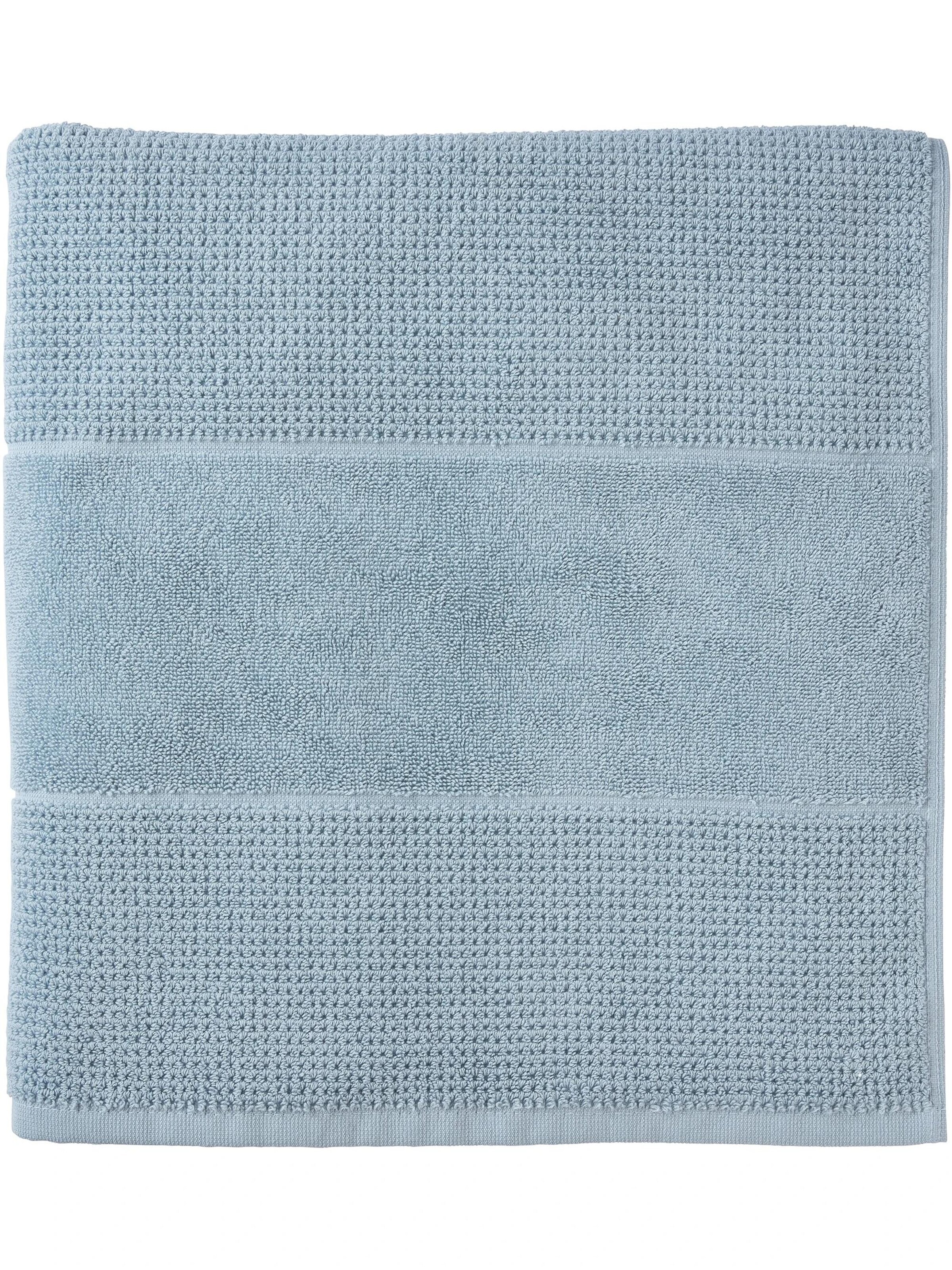 SCHIESSER Handtuch 'Turin' in Blau: Vorderseite