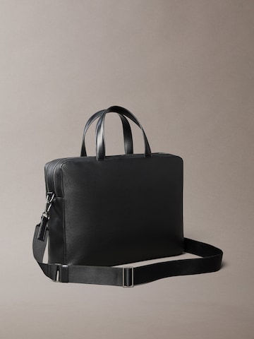 Sac d’ordinateur portable Calvin Klein en noir