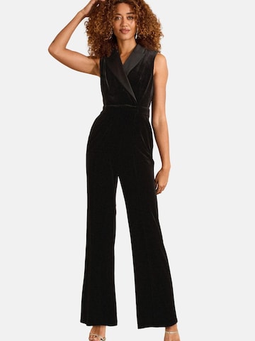 Tuta jumpsuit di love & roses in nero: frontale