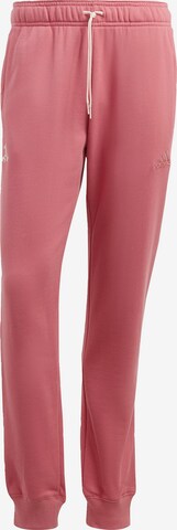 ADIDAS SPORTSWEAR Tapered Workout Pants 'FC Arsenal Chinese Story' in Pink: front