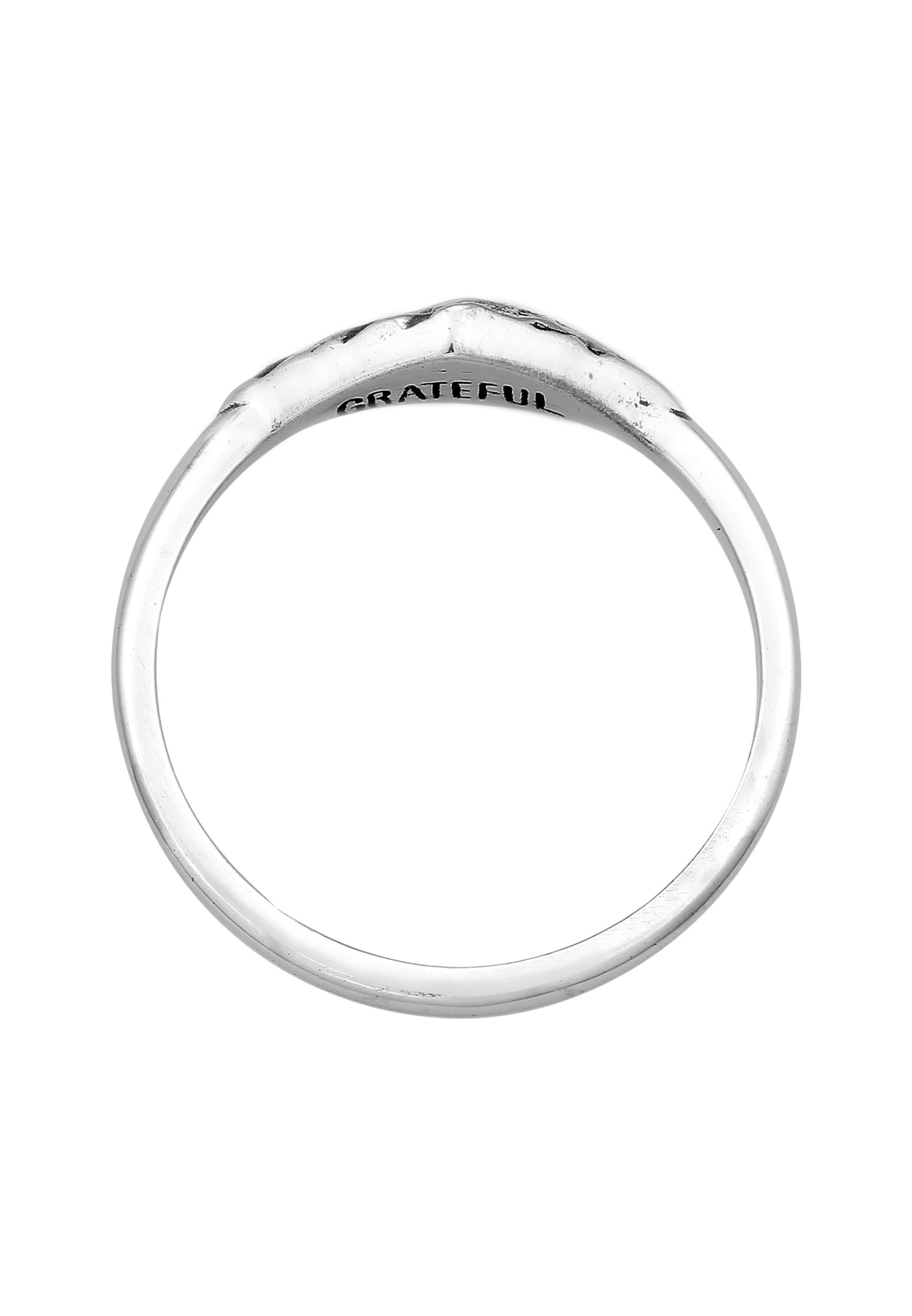 Bague 'Gratitude' Haze&Glory en argent