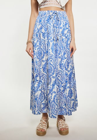 IZIA Skirt in Blue: front