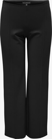 Regular Pantalon à pince ONLY Carmakoma en noir : devant