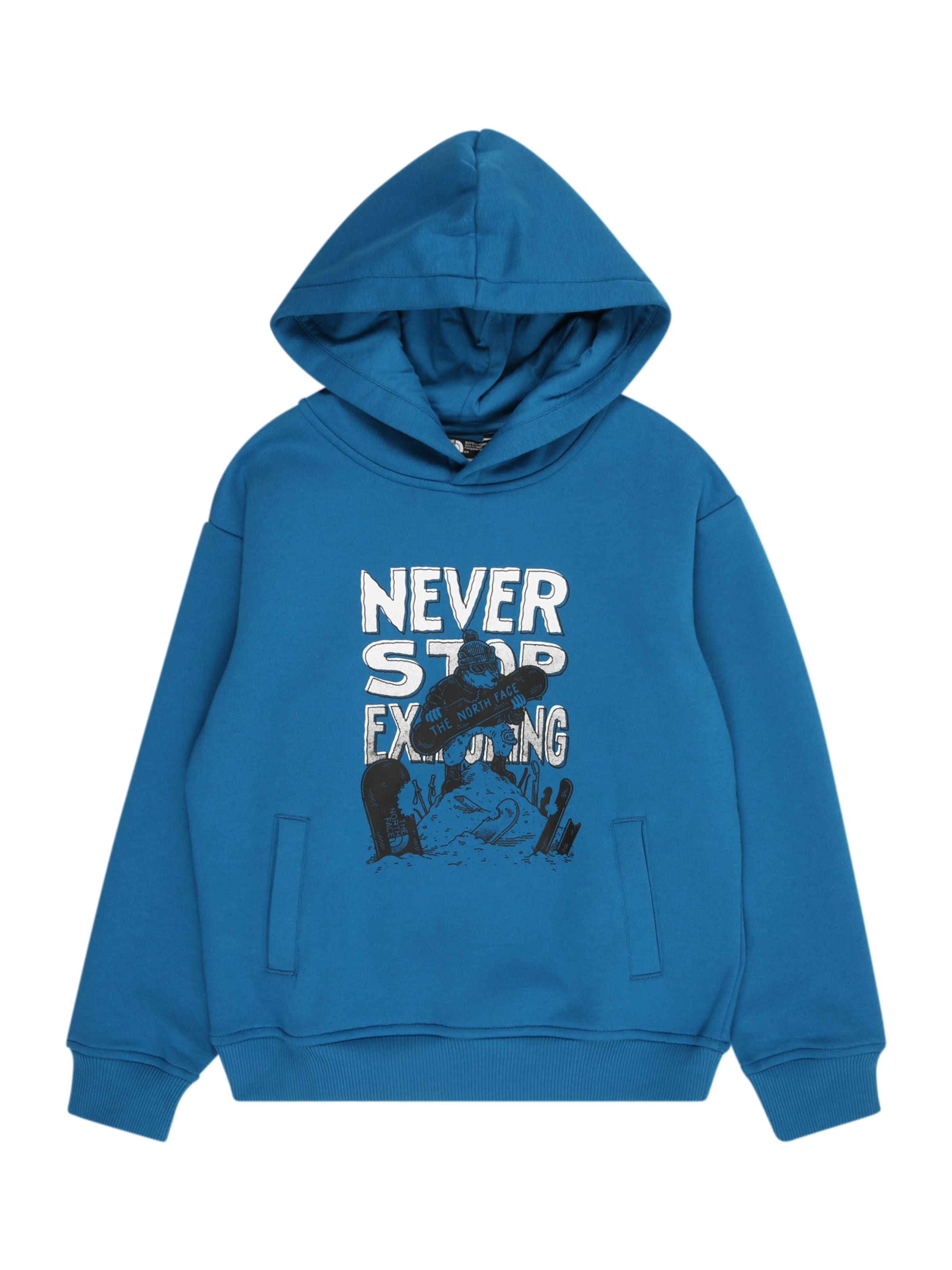 THE NORTH FACE Urheilullinen collegepaita värissä sininen: etupuoli