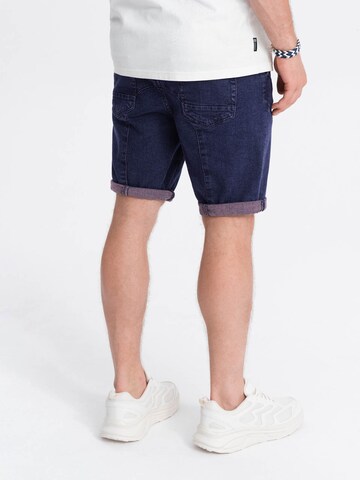 Ombre Regular Shorts in Blau