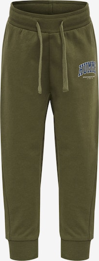 Hummel Pantalon en bleu marine / olive / blanc, Vue avec produit